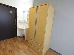 クローゼットと洗面台