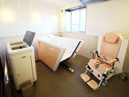 清潔な浴室設備