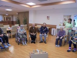 共同スペースでの活動風景