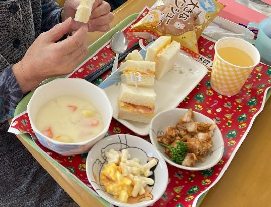彩り豊かな朝食