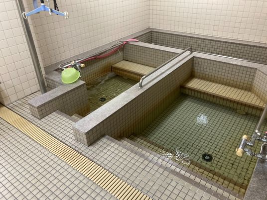 湯船と床の浴室