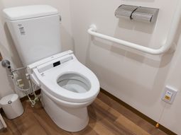 清潔なトイレ設備
