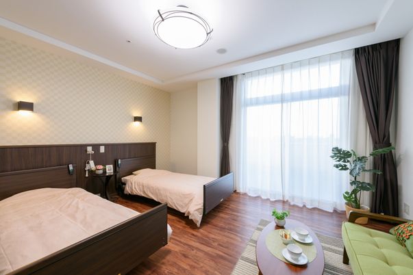 充実した個室の居室