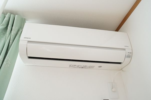 エアコンが設置された部屋
