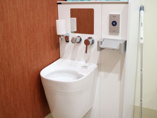 清潔なトイレ設備