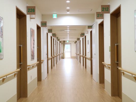 快適な職場環境の廊下