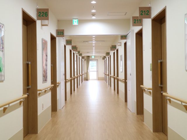 快適な職場環境の廊下