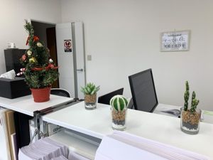 受付カウンターの内観  