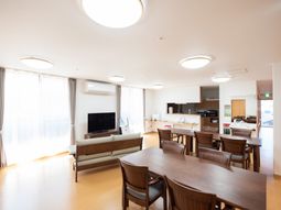 暖かみのある共用スペース