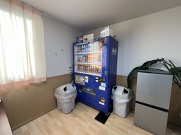 飲み物が充実したスペース