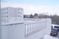 白い建物と雪景色