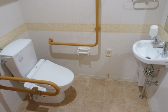 快適な設備のトイレ