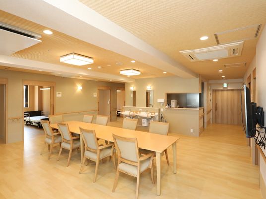 広々とした共有スペース