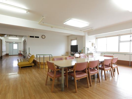 広々とした共有スペース