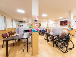 共有スペースでの様子