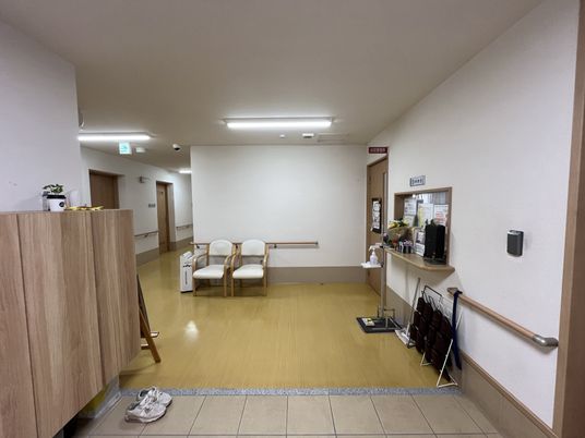 落ち着いた休憩スペース