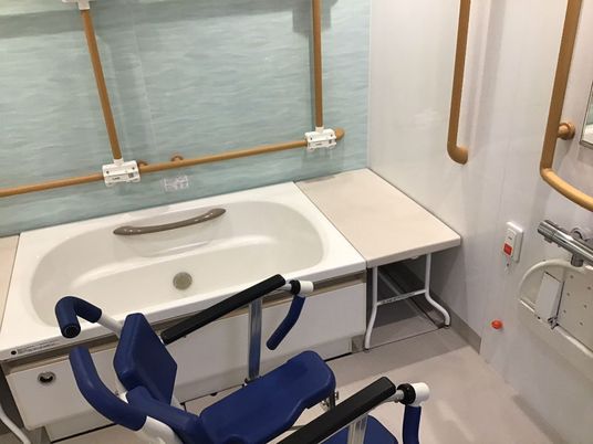 バリアフリーな洗面所
