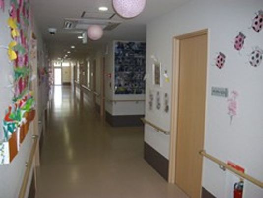 装飾のある廊下  