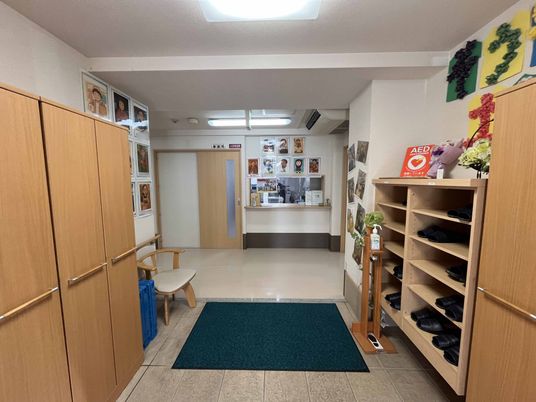 広々としたエントランス