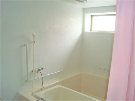 白い清潔な浴室