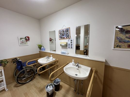 手洗い場の様子