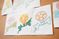 手描きの花のイラスト
