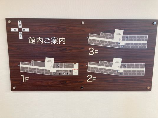 案内板のクローズアップ