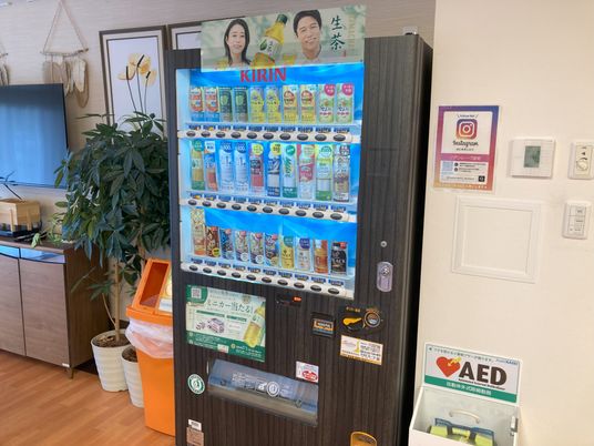 飲料の自動販売機