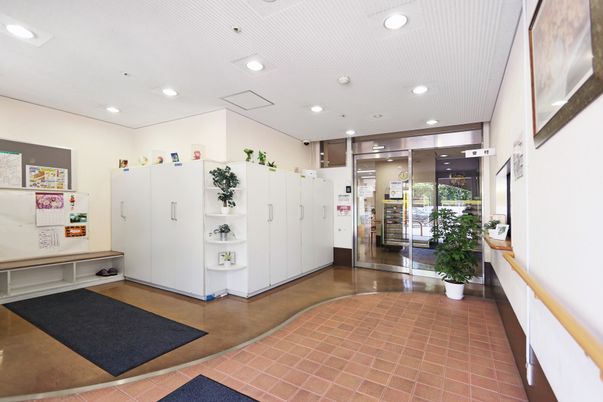 清潔感のある居室の一角