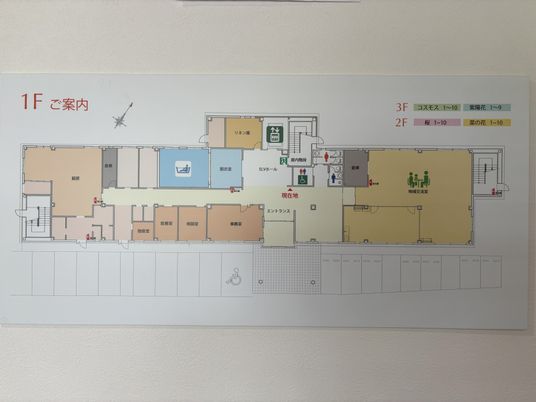 建物内部の案内図