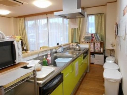 調理器具が充実したキッチン