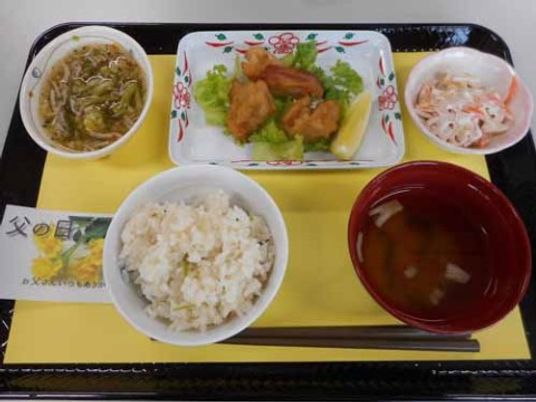 和食の昼食セット