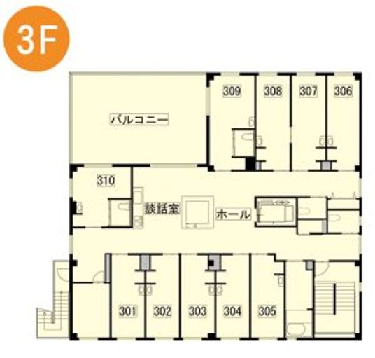 3階の間取り図