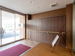 広いエントランス
