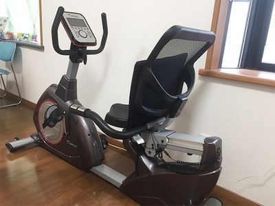 運動器具の備わる部屋