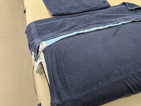 タオルが干された浴室  