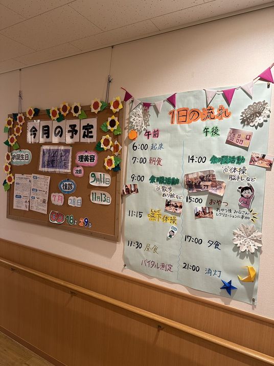 スタッフ用掲示物