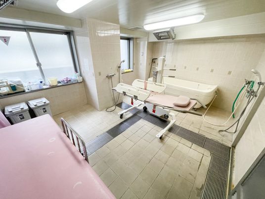 広く設備が整った浴室