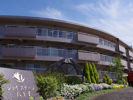 外観と看板の建物  