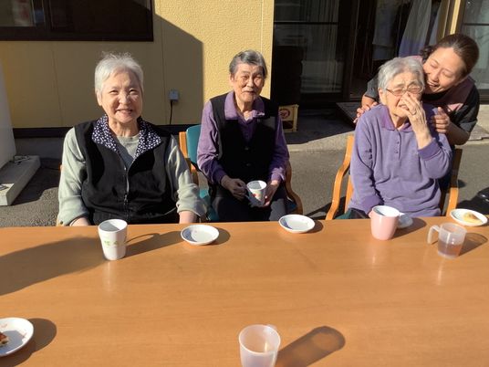 笑顔の集いのティータイム