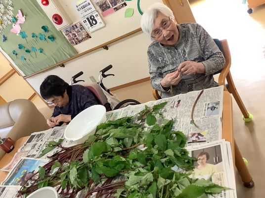 楽しく支援するケアスタッフ