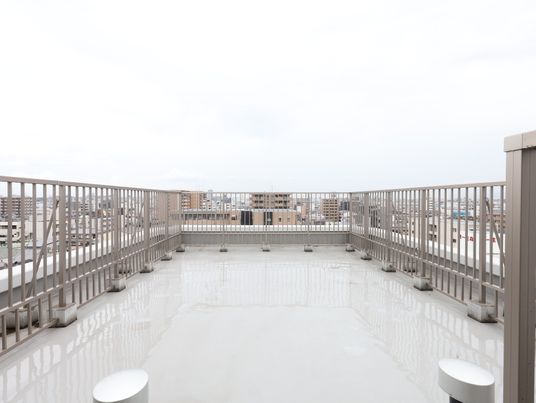 屋上テラスの空間