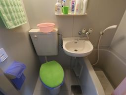 洗面所の清潔な設備