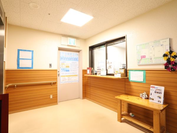 清潔な空間と掲示物