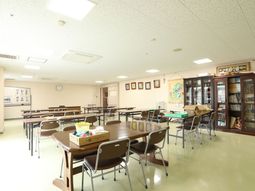 明るい食堂