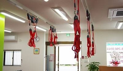 明るい機能訓練室