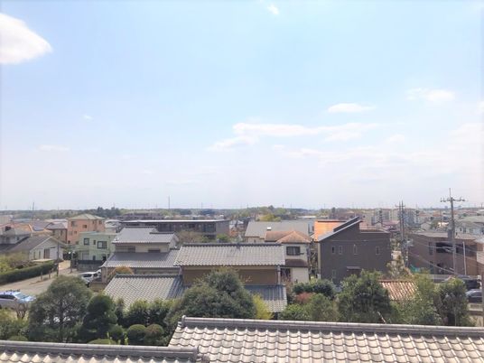 広がる住宅街の景色