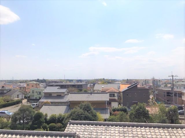 広がる住宅街の景色