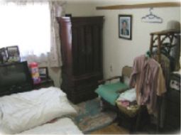 居室の家具と配色