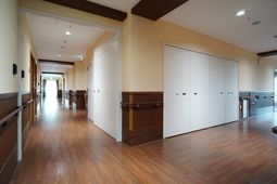 廊下の明るい景観